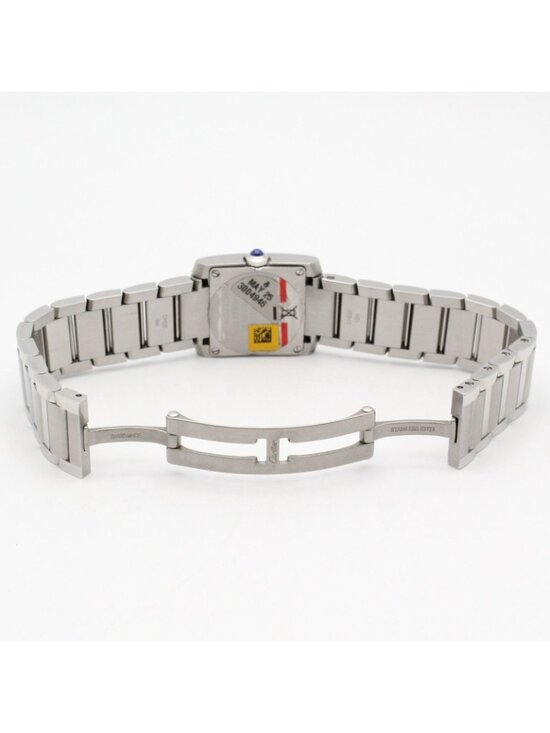 Cartier Watch Tank Francaise SM Silver Stainless Steel main image 12